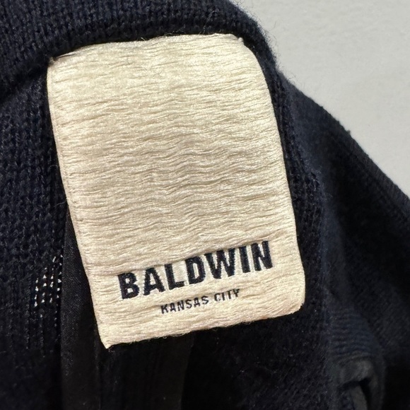 Baldwin Wool Blend Knit Buttoned Front Pockets Preppy Blazer Size Small - Picture 14 of 16